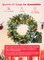 50 LED Christmas Wreaths with Pinecones (Green) 6"D x 24"W x 24"H